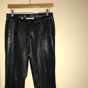 Cheap and Chic by Moschino crocodile style Pants